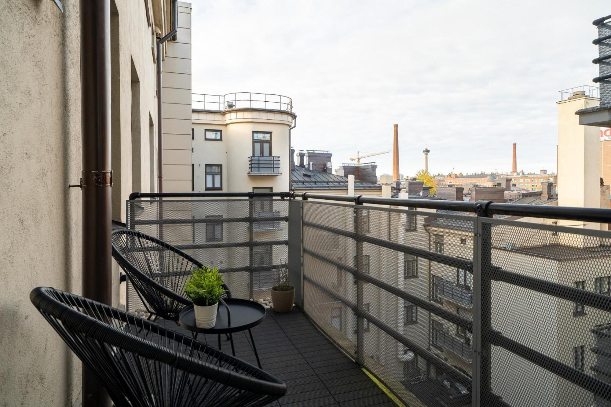 "Penthouse" - Renovated 1Br Apt With Sauna & 60M2 Private Terrace, Hosted By 2Ndhomes Tampere Buitenkant foto