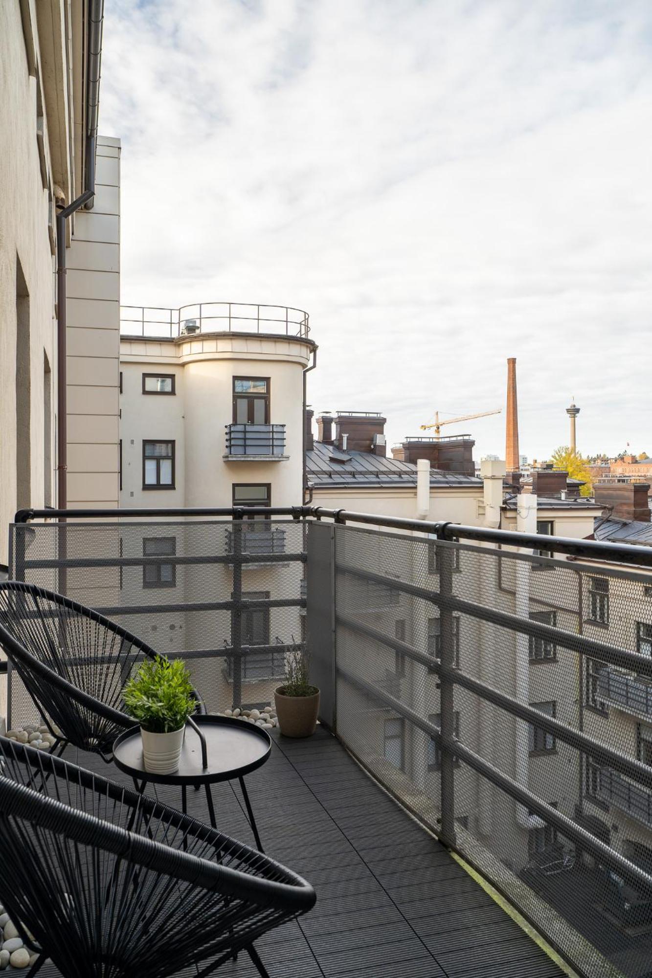 "Penthouse" - Renovated 1Br Apt With Sauna & 60M2 Private Terrace, Hosted By 2Ndhomes Tampere Buitenkant foto
